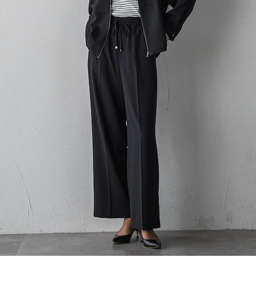 【大きいサイズ/選べるSETUP】SUZUSALAワイドパンツ