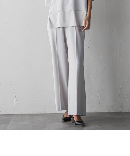 【大きいサイズ/選べるSETUP】SUZUSALAワイドパンツ