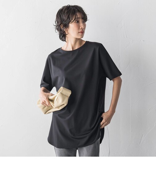 【WEB限定】”細身パンツも怖くない”Tシャツチュニック