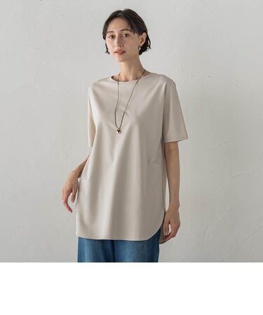 【WEB限定/大きいサイズ】”細身パンツも怖くない”Tシャツチュニック