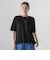 【大きいサイズ】裾レース切り替えTシャツ