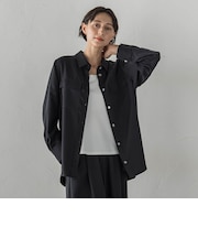 【SETUP対応】”Light & Soft Suede”スェードシャツ