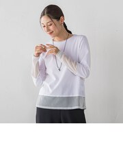 袖切り替えプルオーバー