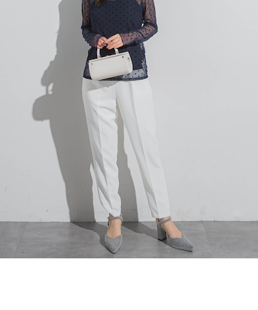 【セットアップ対応】テーパードパンツ≪手洗い可能≫