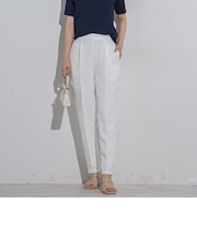 【セットアップ対応】ドットプリントテーパードパンツ