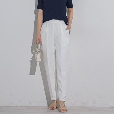 【セットアップ対応】ドットプリントテーパードパンツ