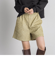 ふくれジャガードショートパンツ≪手洗い可能≫
