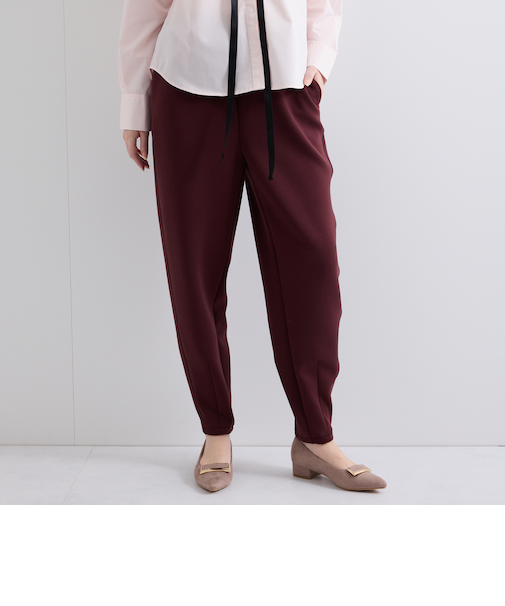 スポンディッシュバレルレッグパンツ≪手洗い可能≫