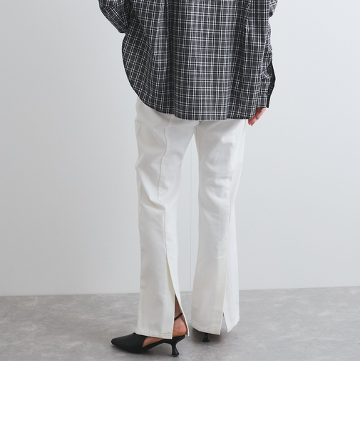 バックスリットデニムパンツ≪手洗い可能≫