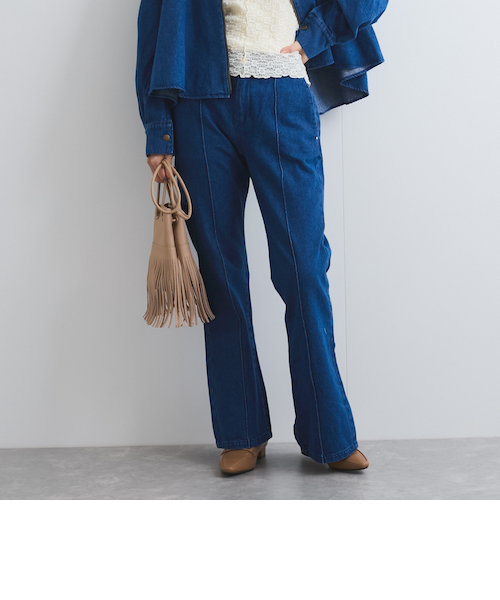 ビッキー（VICKY）/バックスリットデニムパンツ≪手洗い可能≫ バックスリットデニムパンツ≪手洗い可能≫｜ビッキーの通販｜&mall