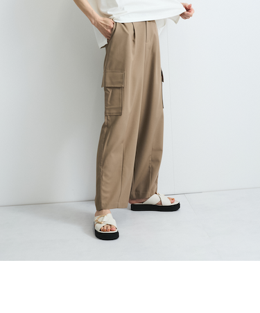 ストレッチカーゴパンツ≪手洗い可能≫