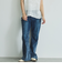 ケミカルデニムフレアパンツ≪洗濯機で洗える≫