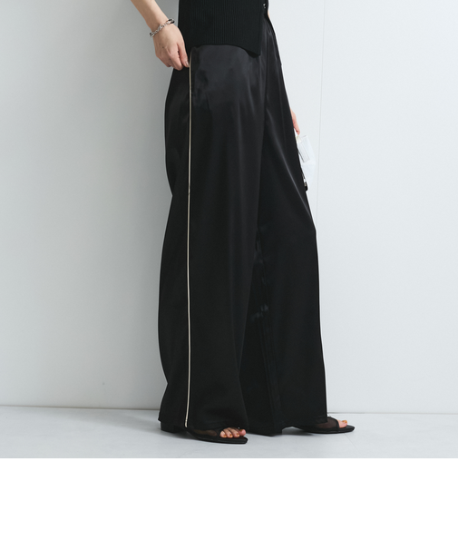 サテンサイドラインパンツ≪手洗い可能≫