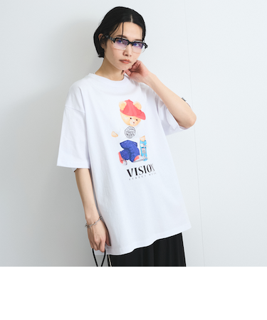 【VISION STREET WEAR】テディーベアTシャツ≪洗濯機で洗える≫