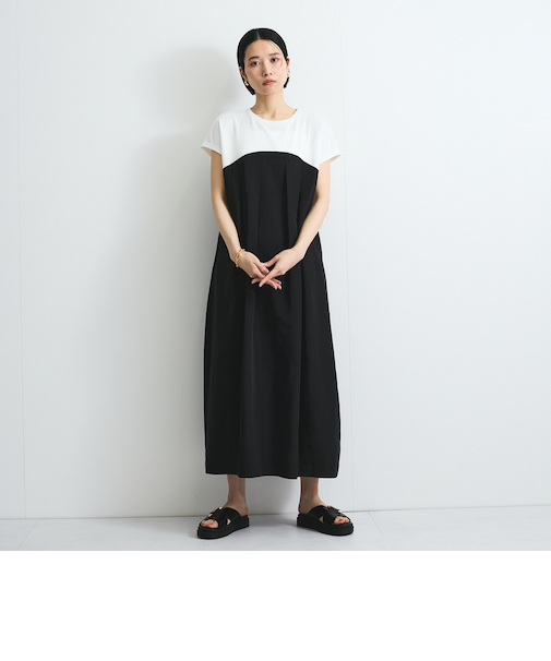 ドッキングタックワンピース≪手洗い可能≫