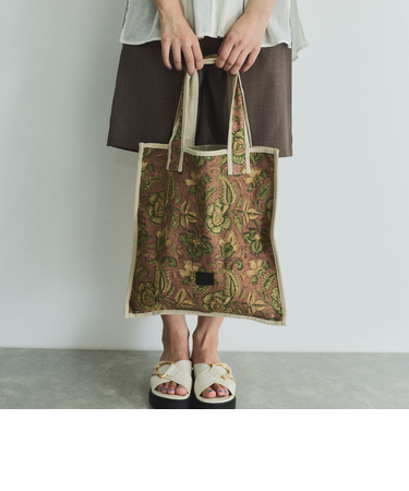 ハンドブロックプリントトートバッグ