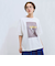 配色フォトプリントTシャツ≪手洗い可能≫