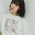 配色フォトプリントTシャツ≪手洗い可能≫