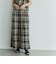 カラミチェックパンツ≪手洗い可能≫
