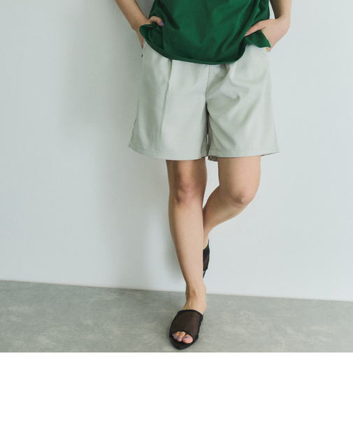 ヘザーエステルハーフパンツ≪手洗い可能≫