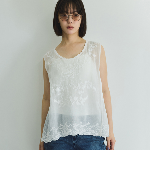 カットレーストップス≪洗濯機で洗える≫