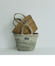 リメイクミックスカゴバッグ