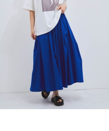 ナイロンストレッチスカート≪手洗い可能≫