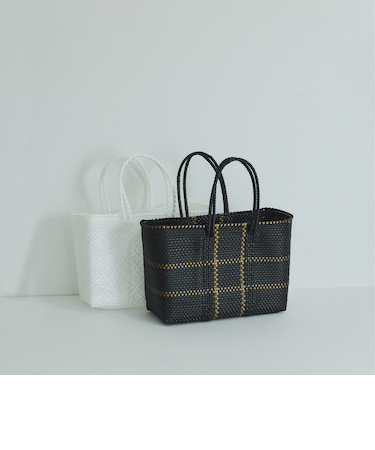 【Moon Bird】ハンドメイドメルカドバッグ横長M