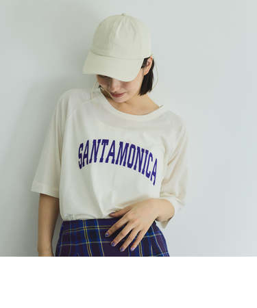 ラグランスリーブロゴTシャツ≪手洗い可能≫