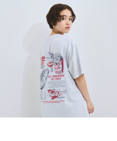 【Red Dogs】メニュープリントTシャツ≪洗濯機で洗える≫