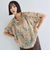 ペイズリー柄ハンドスモックブラウス≪手洗い可能≫