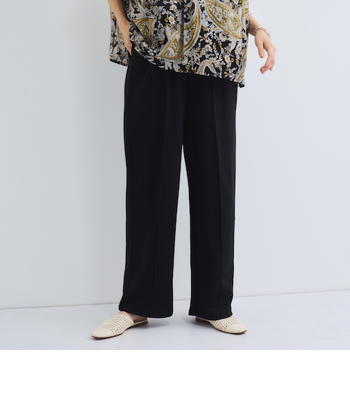 ちびぽんた ストレッチライトツイルタッククロップドパンツ（子供服 パンツ