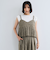 ライトツィードプリーツキャミ≪セットアップ対応/手洗い可能≫