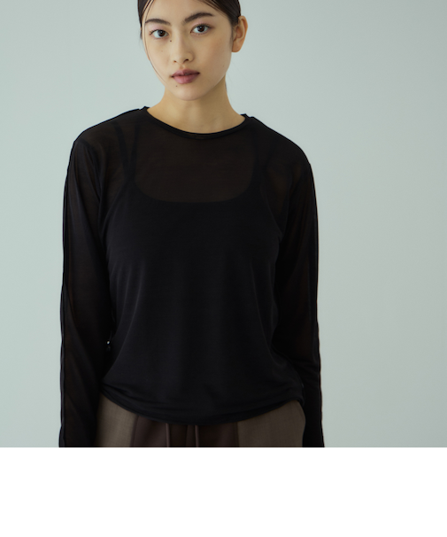 セカンドスキンシアープルオーバー≪手洗い可能≫