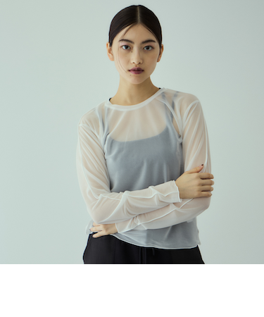 セカンドスキンシアープルオーバー≪手洗い可能≫