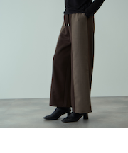 軽量ボンディングイージーワイドパンツ≪洗濯機で洗える