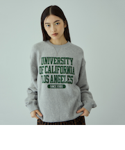 トンプキン裏毛カレッジロゴプルオーバー≪洗濯機で洗える≫