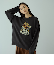 アニマルジャカードニットプルオーバー≪手洗い可能≫