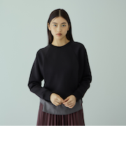 軽量ボンディングバックテールプルオーバー≪洗濯機で洗える≫