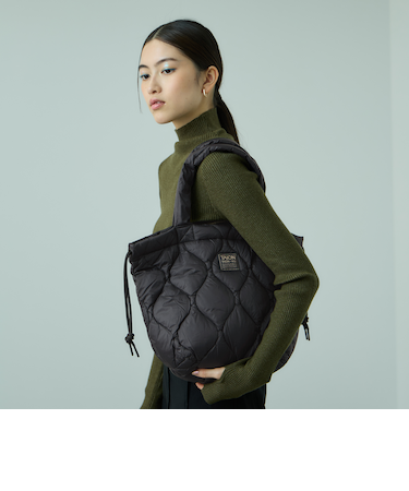 TAION　ソフトシェルダウン2WAYトートバッグ≪手洗い可能≫