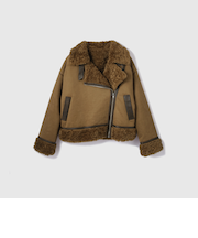 フェイクムートンボアブルゾン