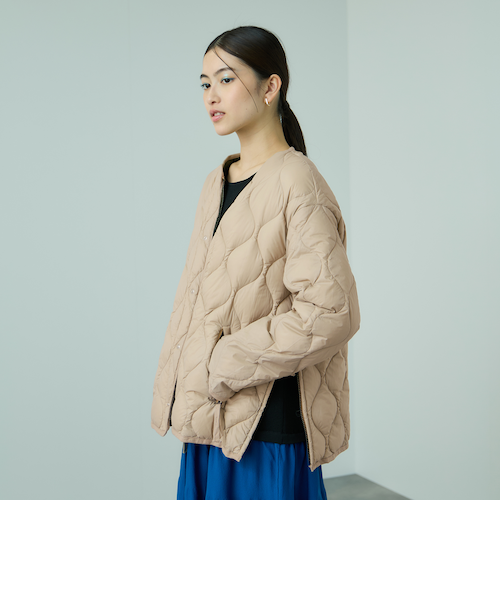 TAION ダブルジップダウンジャケット≪手洗い可能≫｜ビッキーの通販