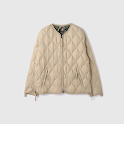 TAION　ダブルジップダウンジャケット≪手洗い可能≫