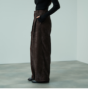 サージ2タックワイドパンツ≪手洗い可能≫