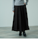 ワイドプリーツスリットスカート≪手洗い可能≫