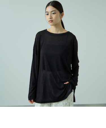 セミシアーオーバーサイズカットソー≪手洗い可能≫