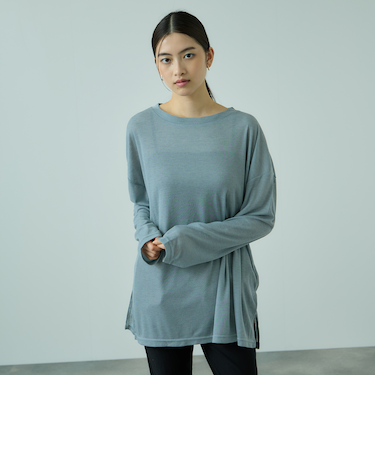 セミシアーオーバーサイズカットソー≪手洗い可能≫