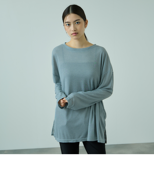 セミシアーオーバーサイズカットソー≪手洗い可能≫