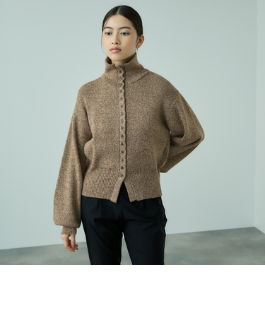 メニボタン2WAYネックニット≪手洗い可能≫