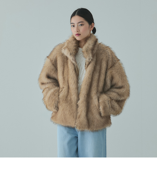 フェイクファージャケット